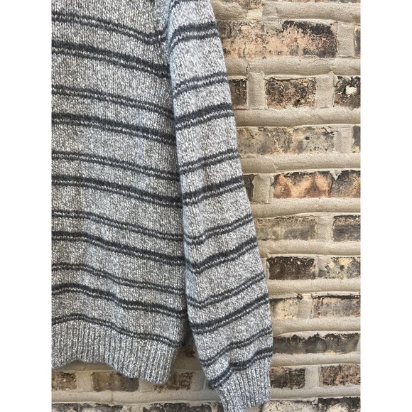 LL Bean Lambswool Sweater‎ Pullover Henley Chunky Knit, Size Medium - Picture 5 of 5